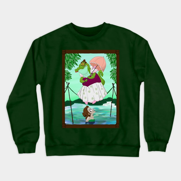 Sally Gator (Back) Crewneck Sweatshirt by Here Lies You